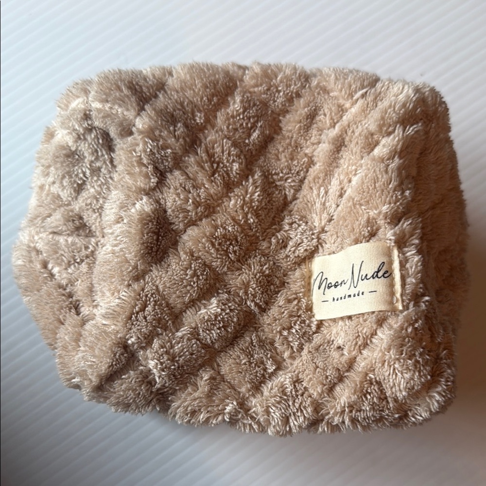Moon Nude Teddy square makeup/tech pouch